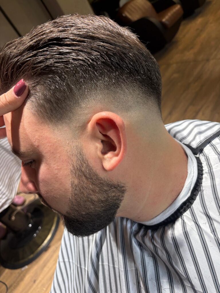 Efekt po cieniowaniu brody i włosów